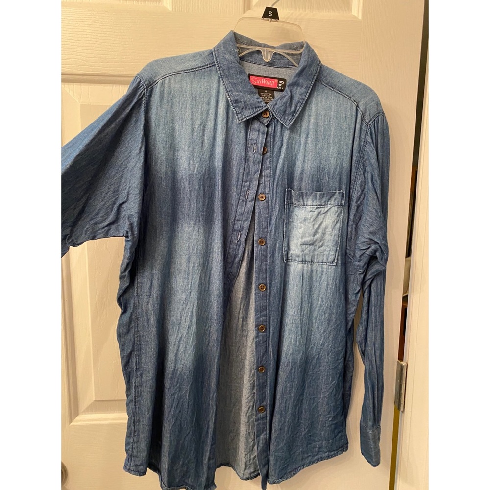 Denim Button-up